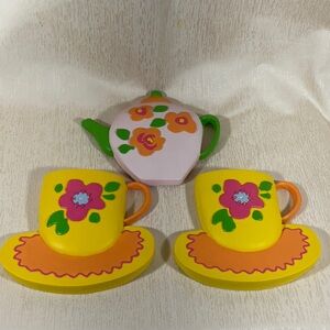 Teapot & Teacups Wall Decorations